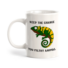 Keep the change you filthy animal 11oz Plastic or Ceramic Coffee Mug | Funny Animal Mugs