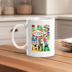 Las Vegas, Nevada 11oz Plastic or Ceramic Mug | American Cities Coffee Cups