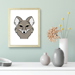 Designs ByLITA Fox, Wall Print Animals Art | Family Presents | Bedroom | Stylish Kindergarten Decor