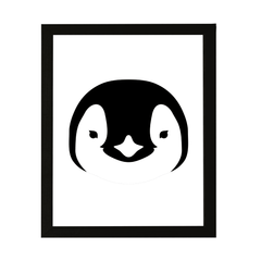 Designs ByLITA Penguin Outlined version, Wall Print Animals Art | Family Presents | Bedroom | Stylish Kindergarten Decor