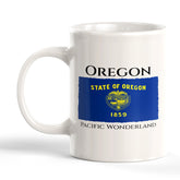 Designs ByLITA Oregon: Pacific Wonderland 11oz Plastic or Ceramic Coffee Mug| States Flag Collection Mug