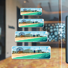 Standard Plus Daytona Beach, Florida Wall or Door Sign | Famous US Beaches Souvenir