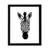 Designs ByLITA Zebra, Wall Print Animals Art | Family Presents | Bedroom | Stylish Kindergarten Decor