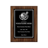 Thank You For Your Service Military and First Responders Customizable Award Plaque |Easel Mount Option | Patriotic Recognition of Achievement and Service Personalizable Plaques