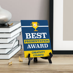 Signs ByLITA Best Presentation Award: Creativity Counts! Chili Cook-off Table Sign with Acrylic Stand (6x8“)
