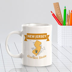 Designs ByLITA New Jersey: Garden State 11oz Plastic or Ceramic Coffee Mug | State Pride Collection