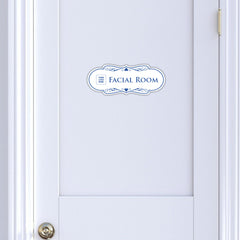Designer Plus | Facial Room Wall or Door Sign | Customizable with Your Company Logo | Durable & Easy to Install | Beauty Salon Signage
