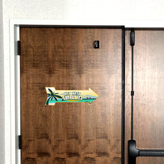 Arrow Shape Plus Key West, Florida 12x4" Wall or Door Sign | Stylish Famous US Beach Souvenirs