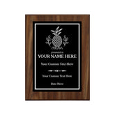 Hospitality Theme Customizable Award Plaque |Easel Mount Option | Recognition of Achievement and Service Personalizable Plaques
