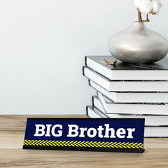 Signs ByLITA Big Brother Black Frame, Desk Sign (2x8")