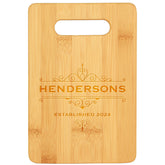 Designs ByLITA Personalized Bamboo Cutting Board, (9 Design Options), Customizable Kitchen Chopping Board (Multiple Sizes)