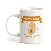 Designs ByLITA New Jersey: Garden State 11oz Plastic or Ceramic Coffee Mug | State Pride Collection