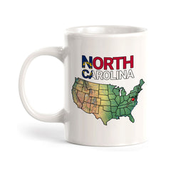 Designs ByLITA North Carolina: First in Flight 11oz Plastic or Ceramic Coffee Mug | State Pride Collection