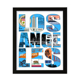 Designs ByLITA Los Angeles, California, Wall Print Art | American Cities Stylish Home Decoration (Unframed or Framed)