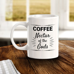 Designs ByLITA Coffee: Nectar of the Gods Office Workspace Home Family 11oz Plastic/Ceramic Coffee Mug
