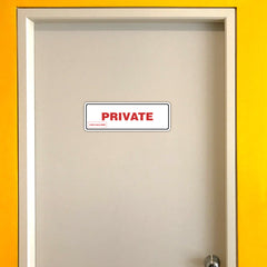 Standard Plus | Private Wall or Door Sign | Customizable with Your Company Logo | Durable & Easy to Install