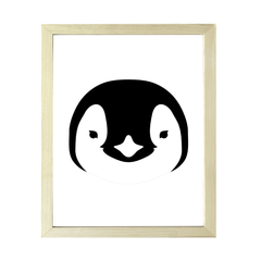 Designs ByLITA Penguin Outlined version, Wall Print Animals Art | Family Presents | Bedroom | Stylish Kindergarten Decor