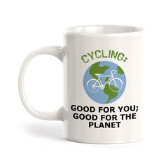 Cycling: Good For You; Good For The Planet, Cyclist Coffee Mug