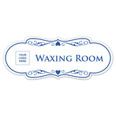 Signs ByLITA Designer Plus | Waxing Room Wall or Door Sign | Customizable with Your Company Logo | Durable & Easy to Install