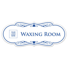 Signs ByLITA Designer Plus | Waxing Room Wall or Door Sign | Customizable with Your Company Logo | Durable & Easy to Install