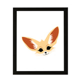 Designs ByLITA Fennec Fox, Wall Print Animals Art | Family Presents | Bedroom | Stylish Kindergarten Decor