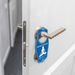 Do Not Disturb Meditation In Session Door Hanger | House or Business Door Sign