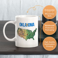 Designs ByLITA Oklahoma: Native America 11oz Plastic or Ceramic Coffee Mug Elegance