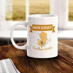 Designs ByLITA New Jersey: Garden State 11oz Plastic or Ceramic Coffee Mug | State Pride Collection