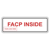 Signs ByLITA Standard Plus | FACP Inside Wall or Door Sign | Customizable with Your Company Logo | Durable & Easy to Install