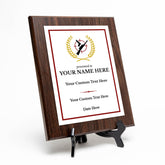 Shooting Customizable Wooden Award Plaque | Easel Mount Option | Achievement and Recognition Personalizable Plaques
