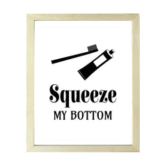 Designs ByLITA Squeeze My Bottom, Wall Print Art