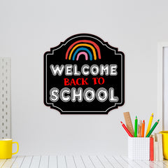 Heritage Plus Welcome Back To School Wall or Door Sign | Classroom Signage
