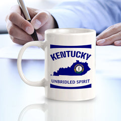 Designs ByLITA Kentucky: Unbridled Spirit 11oz Plastic or Ceramic Coffee Mug | State Pride Collection