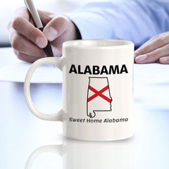 Designs ByLITA Alabama: Sweet Home Alabama 11oz Plastic or Ceramic Coffee Mug | State Pride Collection
