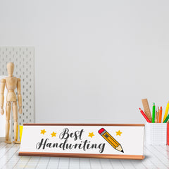 Signs ByLITA Best Handwritting Desk Sign (2x8)