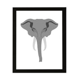 Designs ByLITA Elephant, Wall Print Animals Art | Family Presents | Bedroom | Stylish Kindergarten Decor