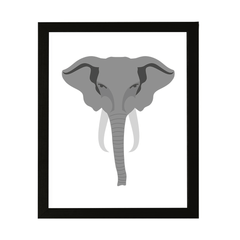 Designs ByLITA Elephant, Wall Print Animals Art | Family Presents | Bedroom | Stylish Kindergarten Decor