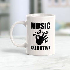 Music Executive 11oz Plastic or Ceramic Coffee Mug | Novelty Cup for Musicians