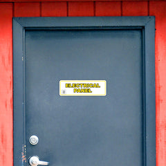 Signs ByLITA Standard Plus | Electrical Panel Wall or Door Sign | Customizable with Your Company Logo | Durable & Easy to Install