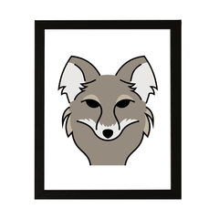 Designs ByLITA Fox, Wall Print Animals Art | Family Presents | Bedroom | Stylish Kindergarten Decor