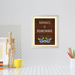 Designs ByLITA Happiness Is Homemade, Wall Print (Framed) | Home Decor