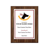 The Underdog Customizable Award Plaque | Easel Mount Option | Achievement and Recognition Personalizable Plaques