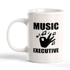 Music Executive 11oz Plastic or Ceramic Coffee Mug | Novelty Cup for Musicians