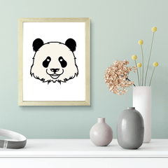 Designs ByLITA Panda, Wall Print Animals Art | Family Presents | Bedroom | Stylish Kindergarten Decor