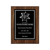 Rock and Roll Novelty Funny Customizable Award Plaque |Easel Mount Option | Funny Parody Achievement Personalizable Plaques