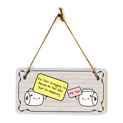 I'm Just Struggling To Absorb All This Sh*t That Is Happening Me Too. 5x10 Hanging Plus Wall or Door Sign | Funny Home Decor