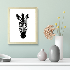 Designs ByLITA Zebra, Wall Print Animals Art | Family Presents | Bedroom | Stylish Kindergarten Decor