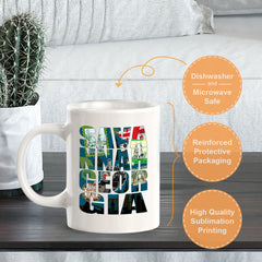 Savannah, Georgia 11oz Plastic or Ceramic Coffee Mug | American Cities Coffee Cups