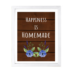 Designs ByLITA Happiness Is Homemade, Wall Print (Framed) | Home Decor