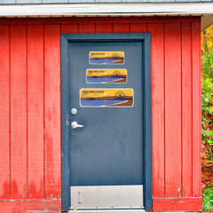 Standard Plus Santa Monica Beach, California Wall or Door Sign | Famous US Beaches Souvenir